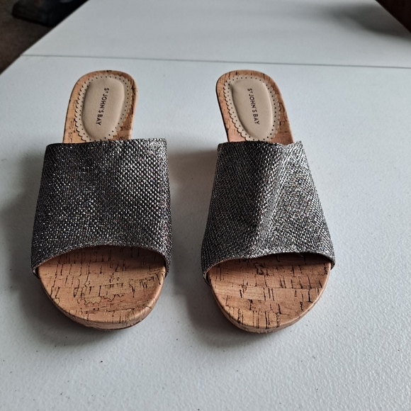 St. John's Bay Cork Wedge Heels - Picture 4 of 6